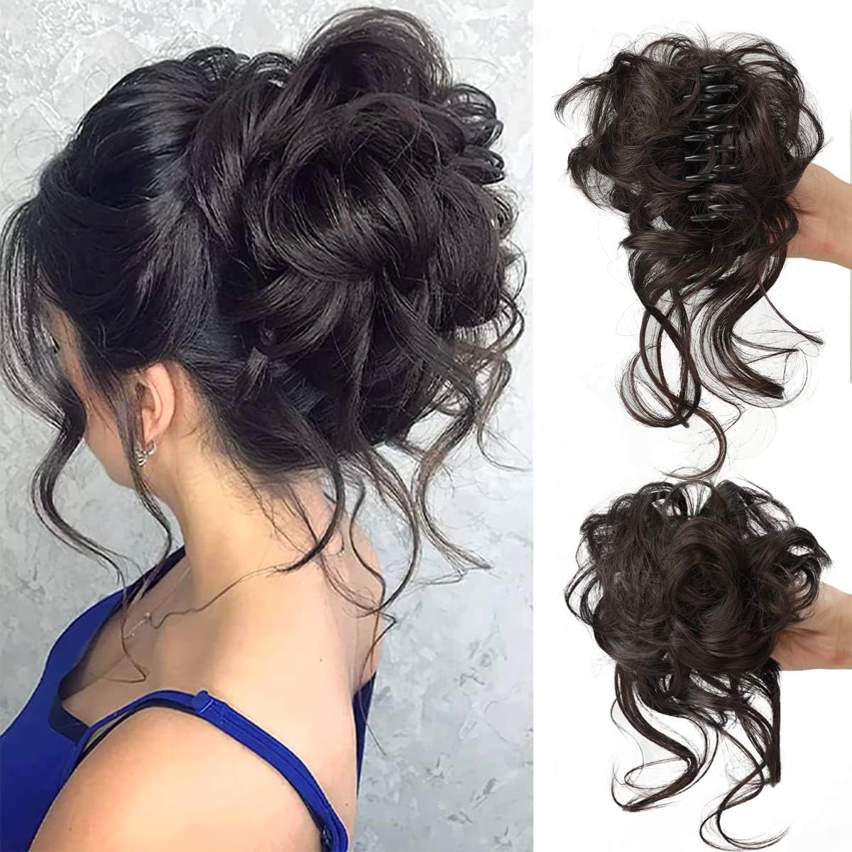 Cura Bun Clip | Premium Synthetic Hair 1