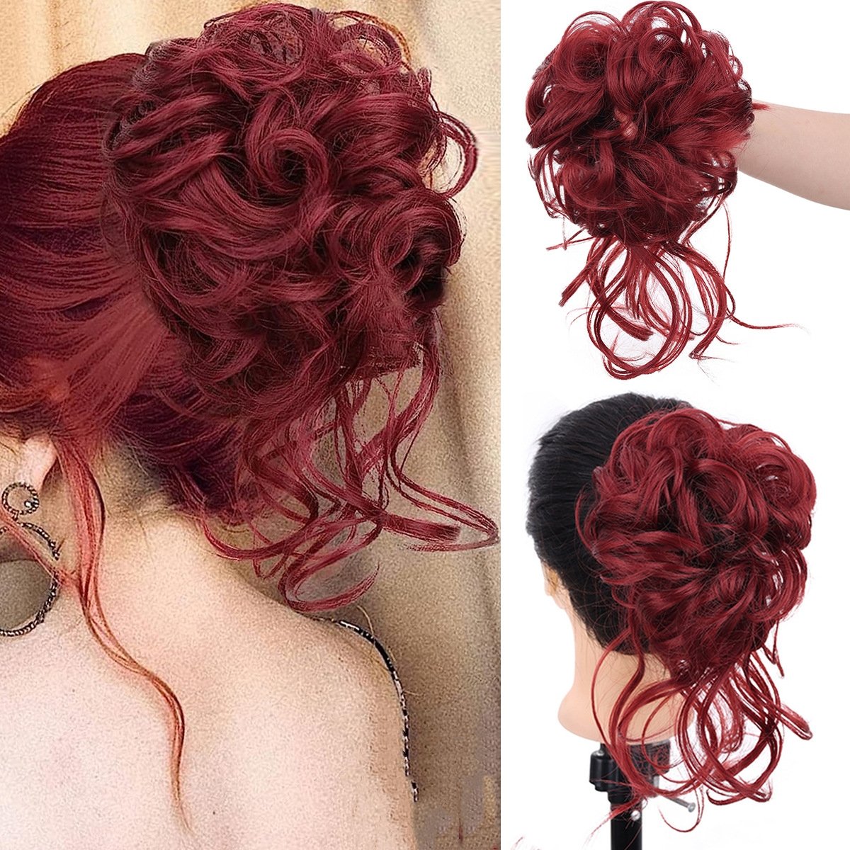 Cura Bun Clip | Premium Synthetic Hair 4