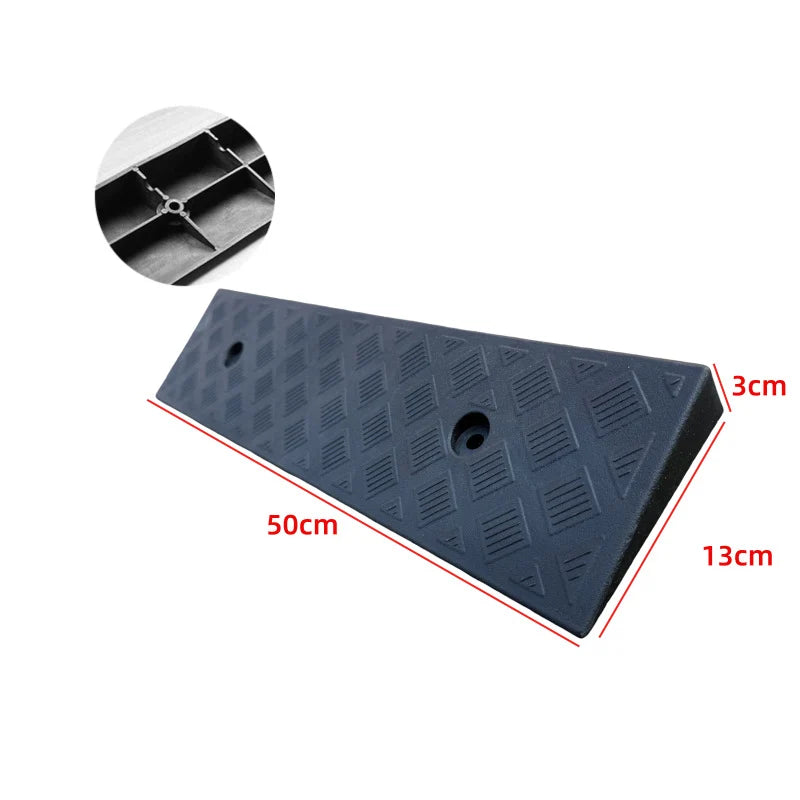 Cura Driveway Curb Ramp | Lightweight PVC, Anti-Slip Surface for Cars and Wheelchairs 0