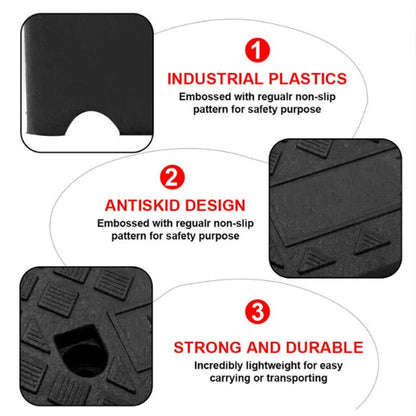 Cura Driveway Curb Ramp | Lightweight PVC, Anti-Slip Surface for Cars and Wheelchairs 7
