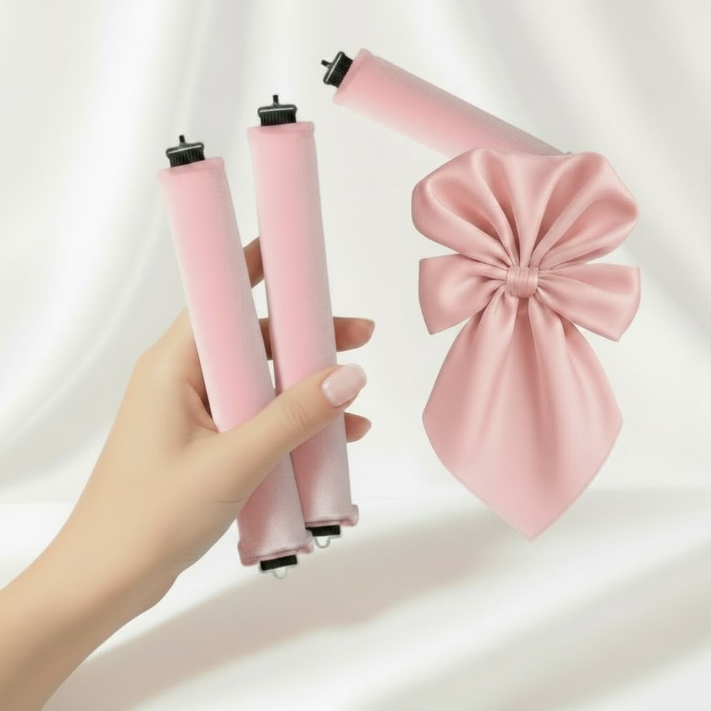 Cura Heatless Curling Rods | Soft Foam Rollers with Clips, Flexible and Travel-Friendly 0