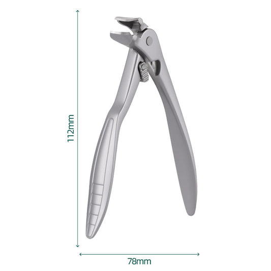 Cura Nail Clipper | Ergonomic Stainless Steel, Wide Jaw for Thick Nails 0