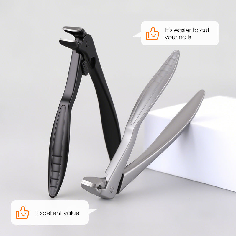 Cura Nail Clipper | Ergonomic Stainless Steel, Wide Jaw for Thick Nails 8