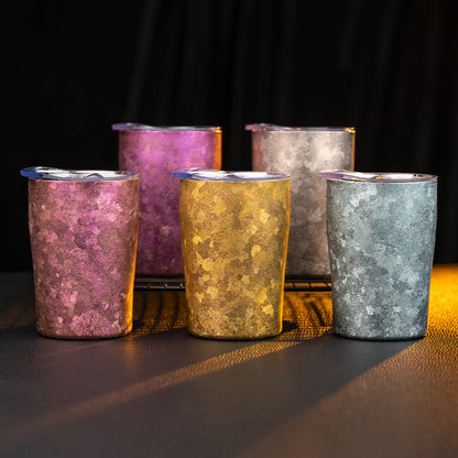 Ardentis — Titanium Double-Wall Insulated Cup with Spill-Resistant Lid