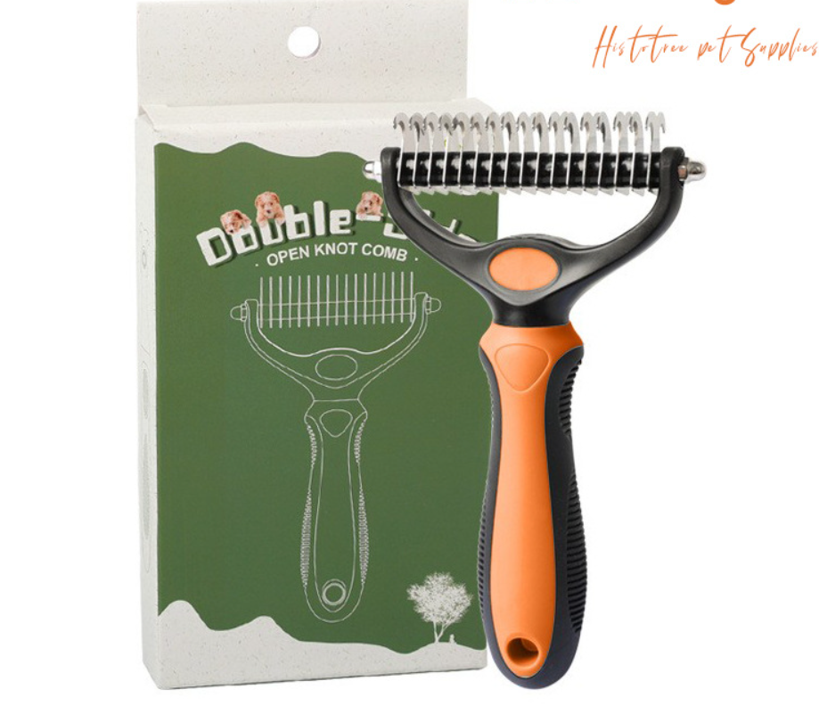 Dapper Dog Brush | 2-in-1 Deshedding and Undercoat Rake for Medium to Large Dogs 10