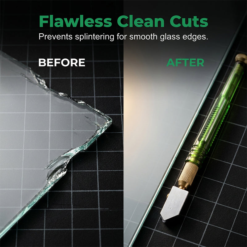 Daxon Precision Glass Cutter Tool | Alloy Wheel, Ergonomic Handle 3