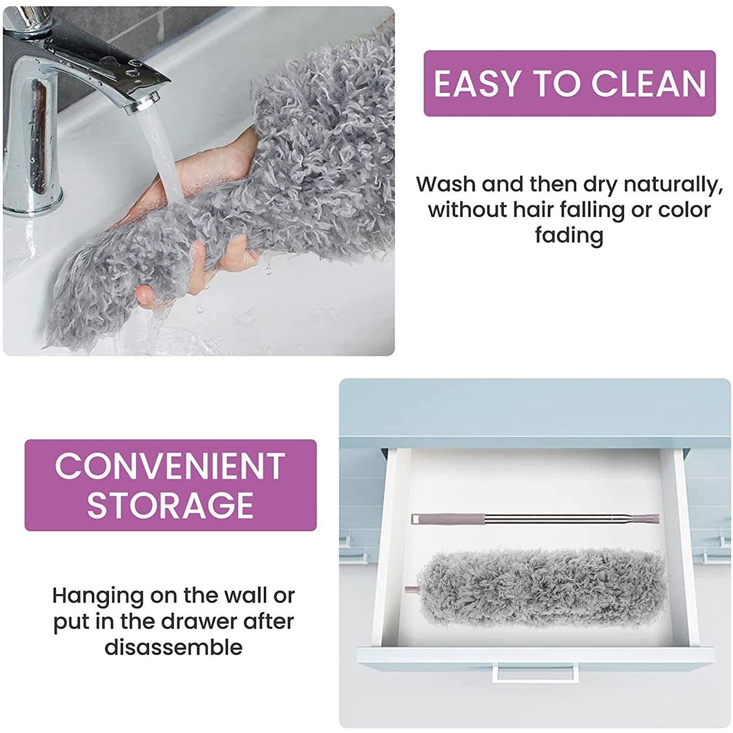 Dazzle Duster | Extendable Microfiber Cleaning Tool 3