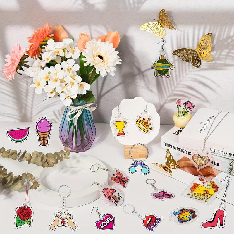 Dazzle Keychain Set | DIY Shrinky Dinks for Kids 1