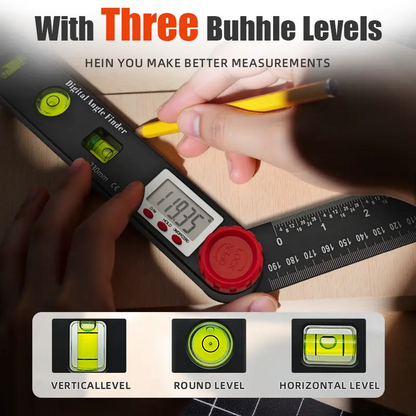 DigiAngle Pro Ruler | 4-in-1 Digital Angle Finder 6