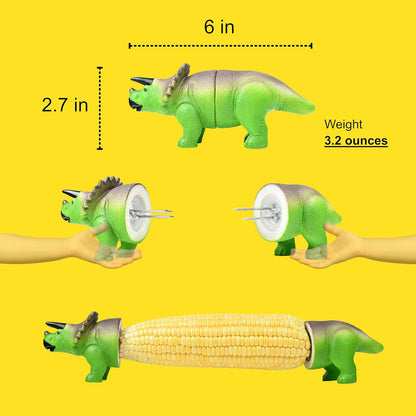 DinoGrip Corn Holders | Stainless Steel Prongs for Corn on the Cob 6