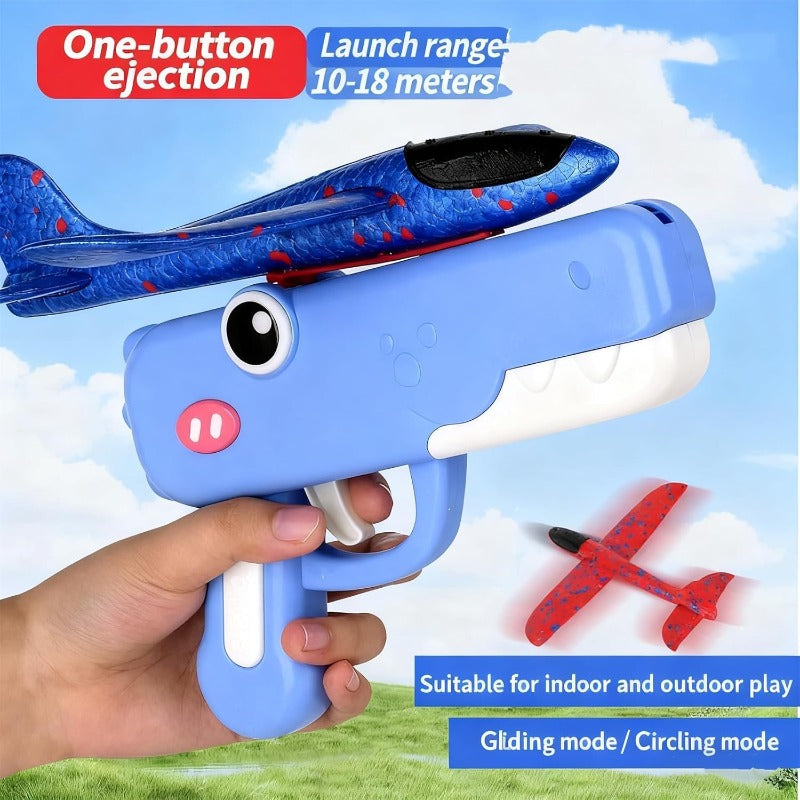 Dino Glider Launcher | Foam Airplane Toy 1