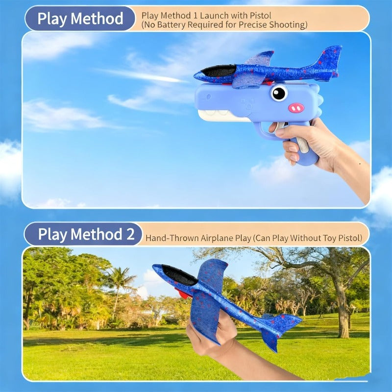 Dino Glider Launcher | Foam Airplane Toy 3