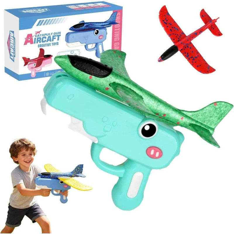 Dino Glider Launcher | Foam Airplane Toy 7