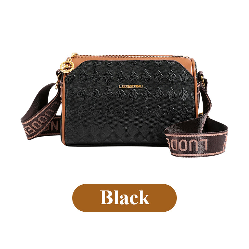 Dámská crossbody kabelka | Stylový diamantový vzor, velká kapacita pro ženy