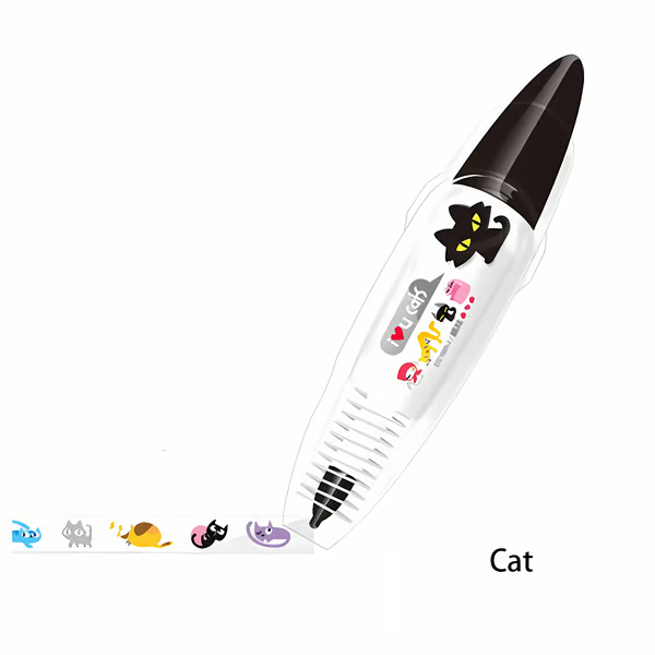 DoodlePals Press Pens | Cute Animal Designs, Non-Toxic Ink 1