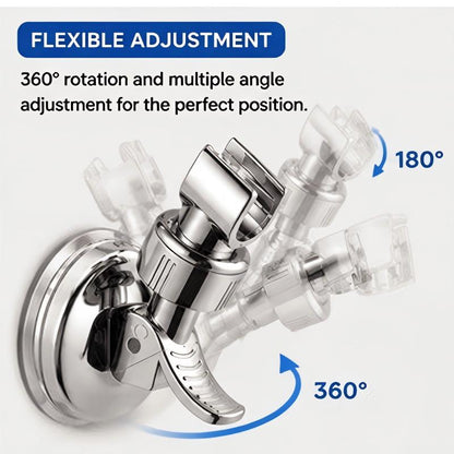 DuraGrip Shower Head Holder | Adjustable Suction Cup Mount, No-Drill Installation 2