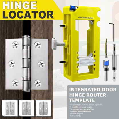 DuraPro Door Hinge Jig | Adjustable Hinge Mortise Template for Router 2