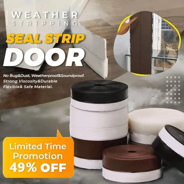 DuraSeal Door Seal Strip | 5M Flexible Silicone, Noise and Dust Barrier 0