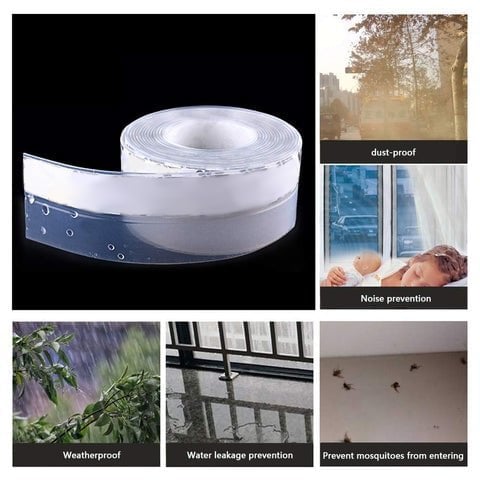 DuraSeal Door Seal Strip | 5M Flexible Silicone, Noise and Dust Barrier 3