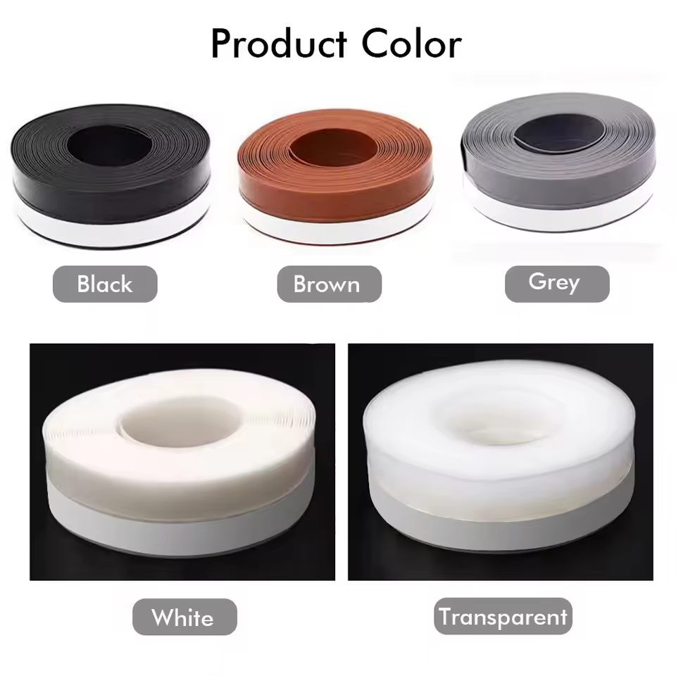 DuraSeal Door Seal Strip | 5M Flexible Silicone, Noise and Dust Barrier 5