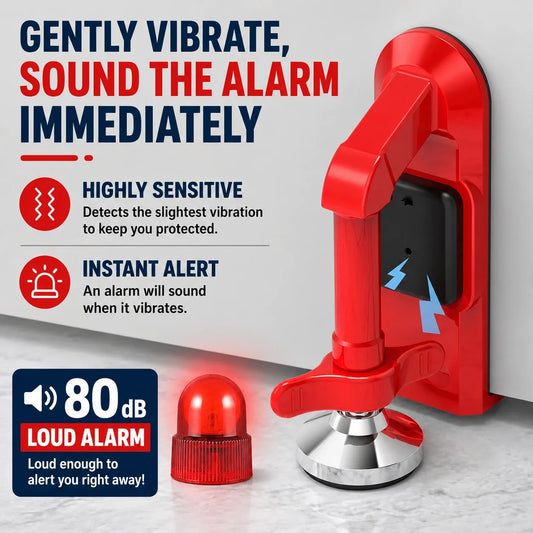 DuraSecure Door Alarm System | 80 dB Sensor for Enhanced Safety 0