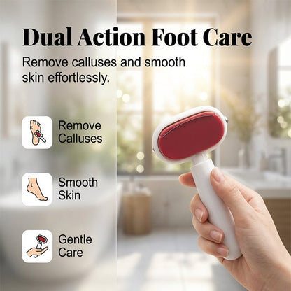 DuraSmooth Foot Scraper Tool | Stainless Steel Callus File Remover, Dual-Surface Design 1