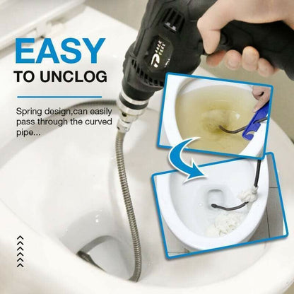 Dura Drain Auger | Heavy-Duty Manganese Steel for Unclogging Sinks and Toilets 1