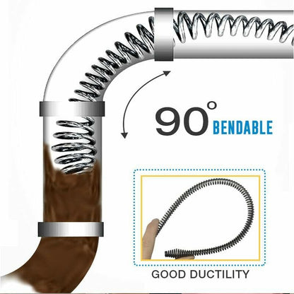 Dura Drain Auger | Heavy-Duty Manganese Steel for Unclogging Sinks and Toilets 2