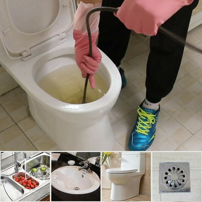 Dura Drain Auger | Heavy-Duty Manganese Steel for Unclogging Sinks and Toilets 6