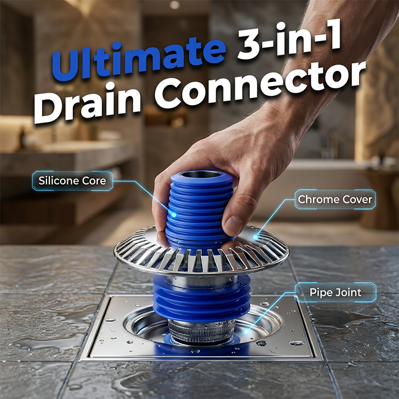 Dura Drain Connector | 3-in-1 Design, Rustproof 1