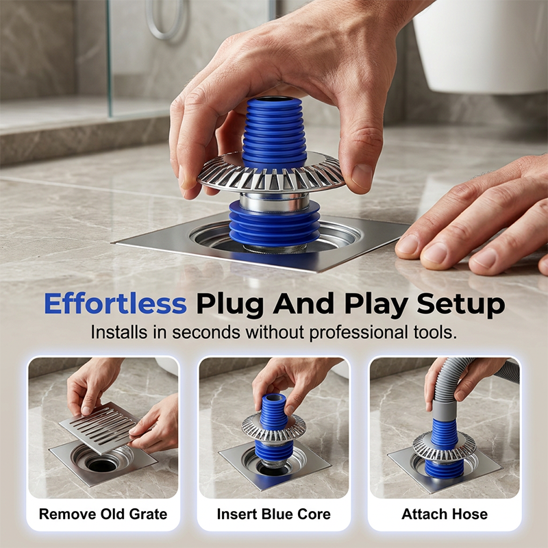 Dura Drain Connector | 3-in-1 Design, Rustproof 6