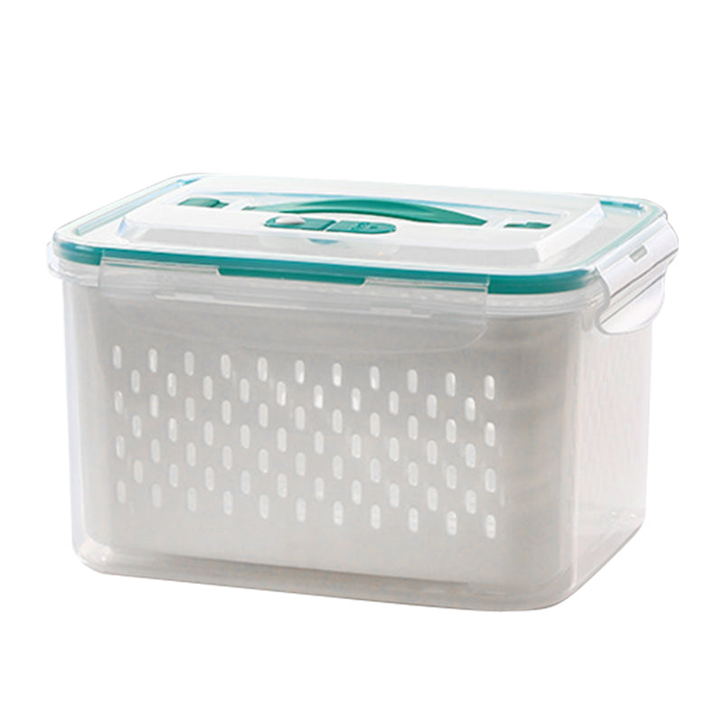 Dura Fresh Food Storage Container | 2-in-1 Draining Design, Airtight & Stackable 14