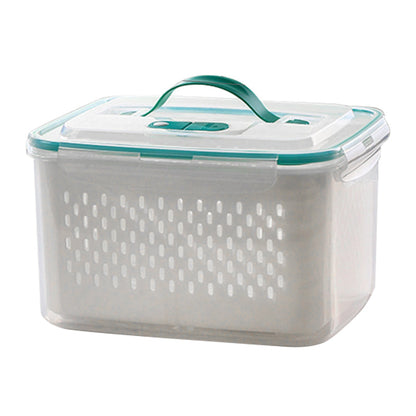 Dura Fresh Food Storage Container | 2-in-1 Draining Design, Airtight & Stackable 9