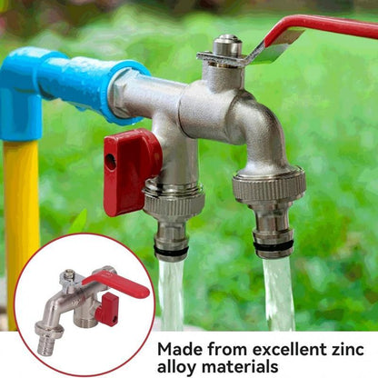 Dura Garden Faucet | Stainless Steel, Double Outlet Hose Bibs 8