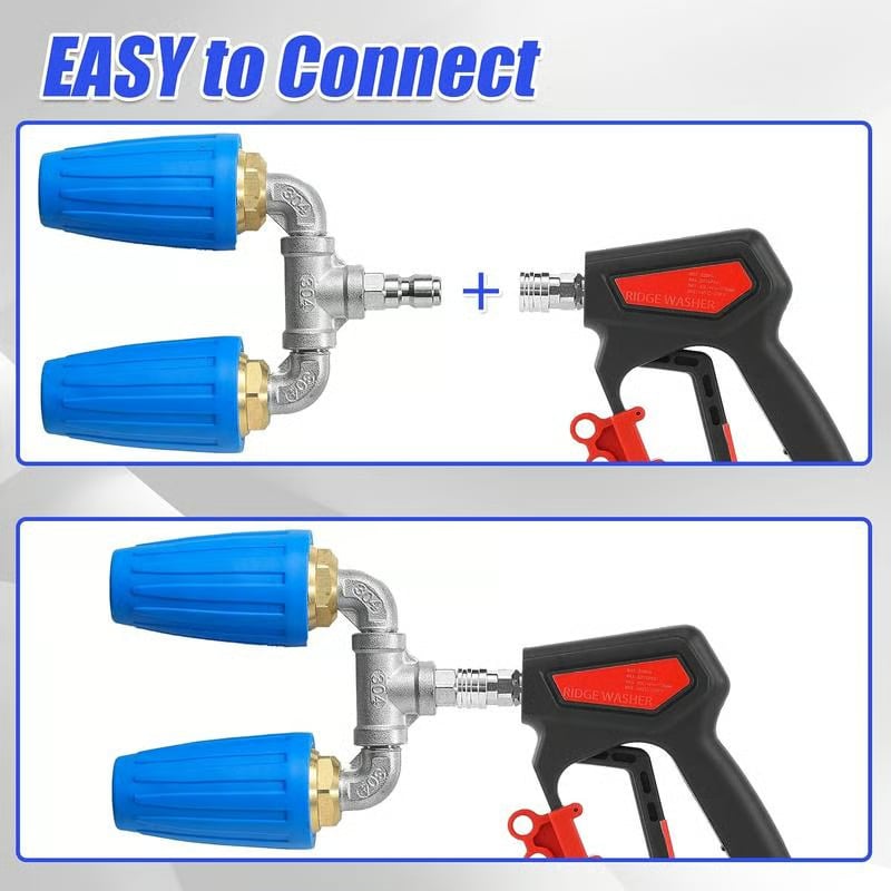 Dynamo Turbo Nozzle Pressure Washer | Dual Turbo, High Efficiency Design 1