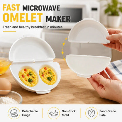 Eagle Microwave Egg Cooker | 2-in-1 Omelet Maker and Egg Cup 0