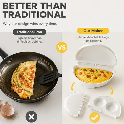 Eagle Microwave Egg Cooker | 2-in-1 Omelet Maker and Egg Cup 4