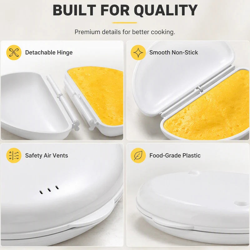 Eagle Microwave Egg Cooker | 2-in-1 Omelet Maker and Egg Cup 6