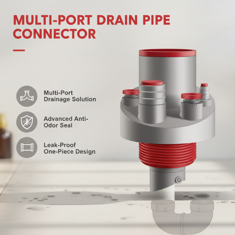 Easiest Drain Connector | Multi-Port Design, Leak-Proof 1