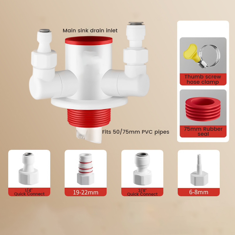 Easiest Drain Connector | Multi-Port Design, Leak-Proof 11