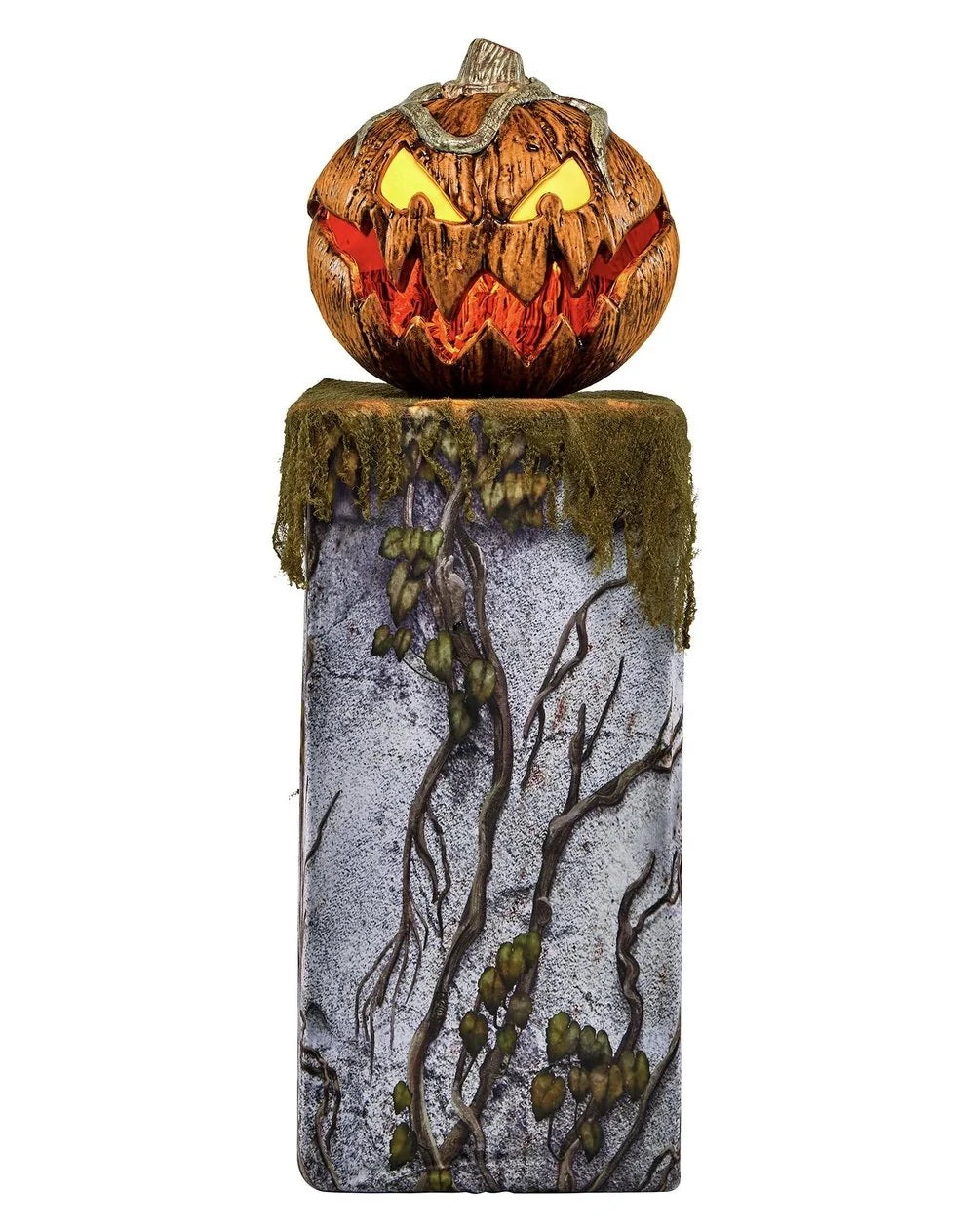 Ebon Halloween Pumpkin Decoration | Animatronic with LED Eyes, 135 cm Tall, Indoor/Outdoor 3