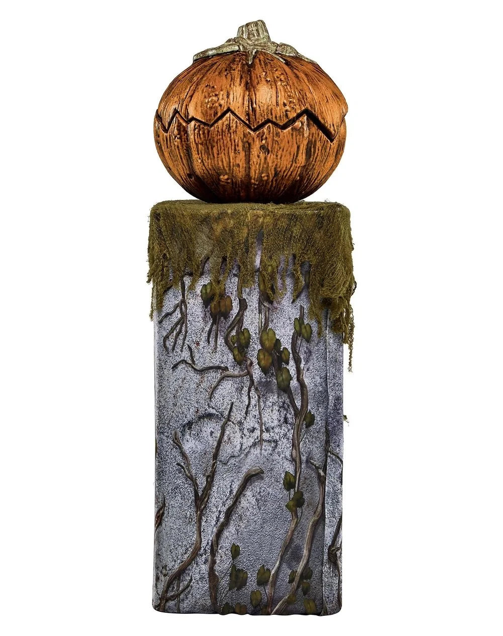 Ebon Halloween Pumpkin Decoration | Animatronic with LED Eyes, 135 cm Tall, Indoor/Outdoor 4