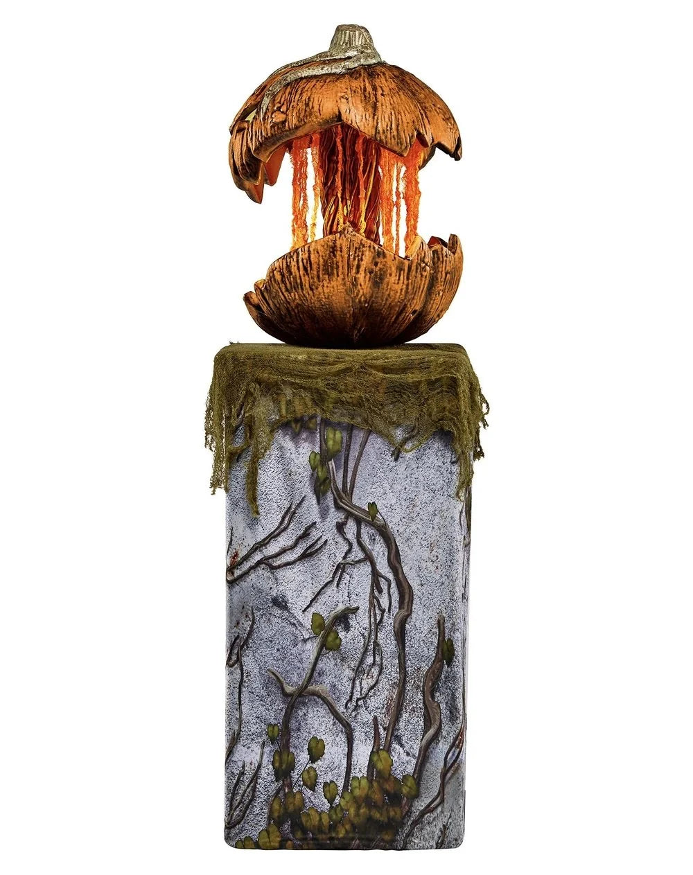 Ebon Halloween Pumpkin Decoration | Animatronic with LED Eyes, 135 cm Tall, Indoor/Outdoor 5