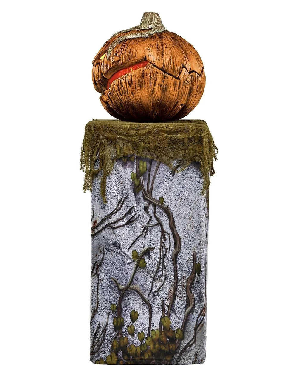 Ebon Halloween Pumpkin Decoration | Animatronic with LED Eyes, 135 cm Tall, Indoor/Outdoor 6