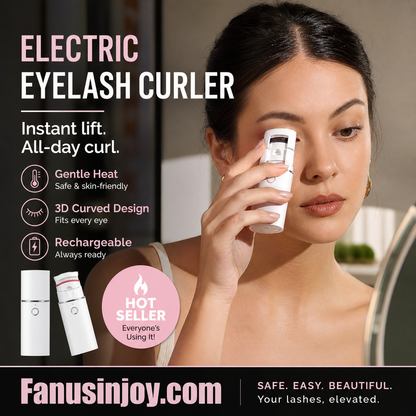 Elyra Heated Eyelash Curler | Rechargeable, Gentle Curling Technology 1
