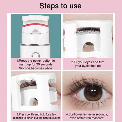 Elyra Heated Eyelash Curler | Rechargeable, Gentle Curling Technology 7