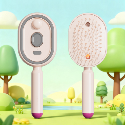 Elysia Electric Hair Brush | Dual-Action Spray & Scalp Massager 9