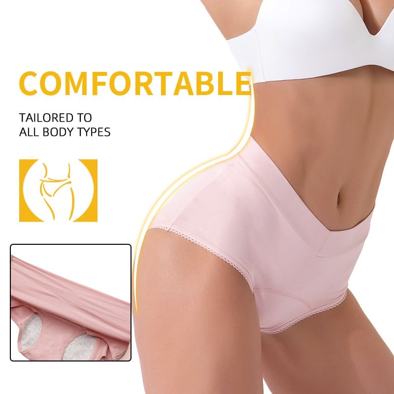 Elysia Leak Proof Panties | High-Waisted, Cotton Comfort 4