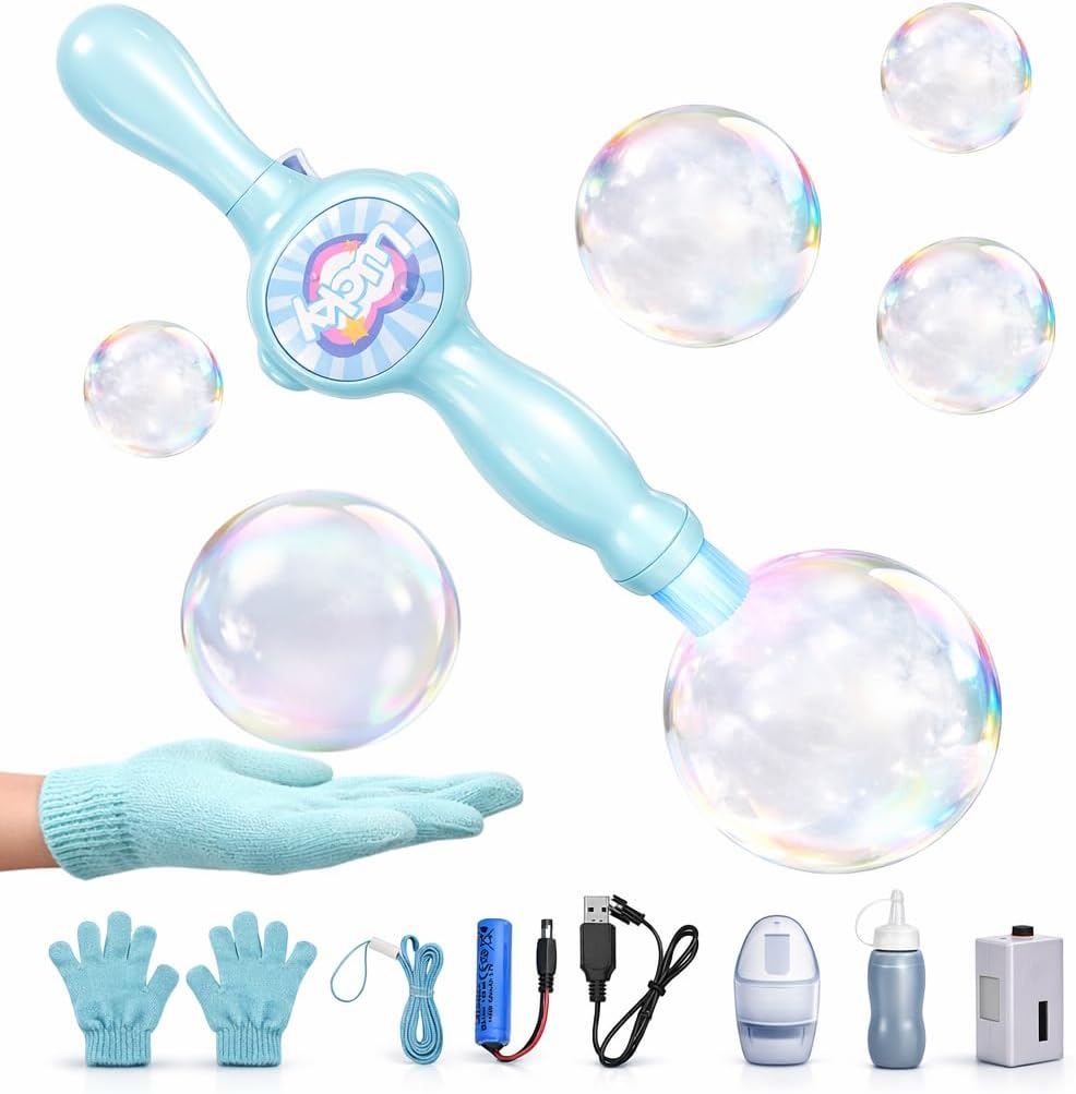 Elysian Bubble Wand | Fog-Filled Bubbles with Lights and Music 0