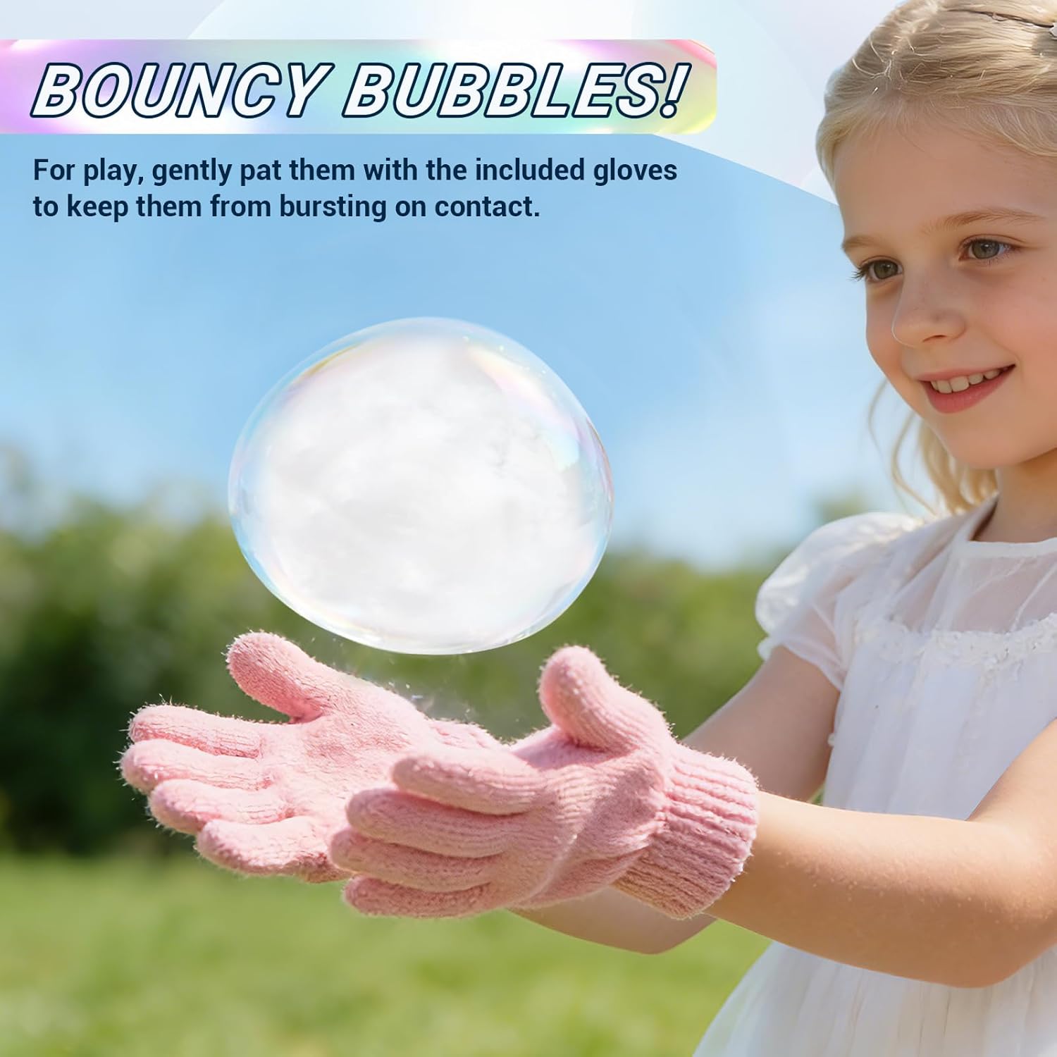 Elysian Bubble Wand | Fog-Filled Bubbles with Lights and Music 4